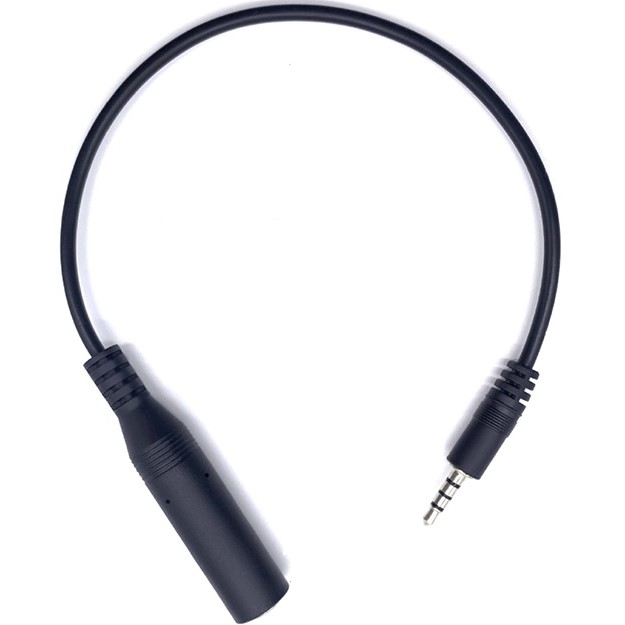 

Аудио кабель Gsmin Maple4, Mini Jack 3.5мм - Jack 6.35 мм, 30 см, Черный, Maple4