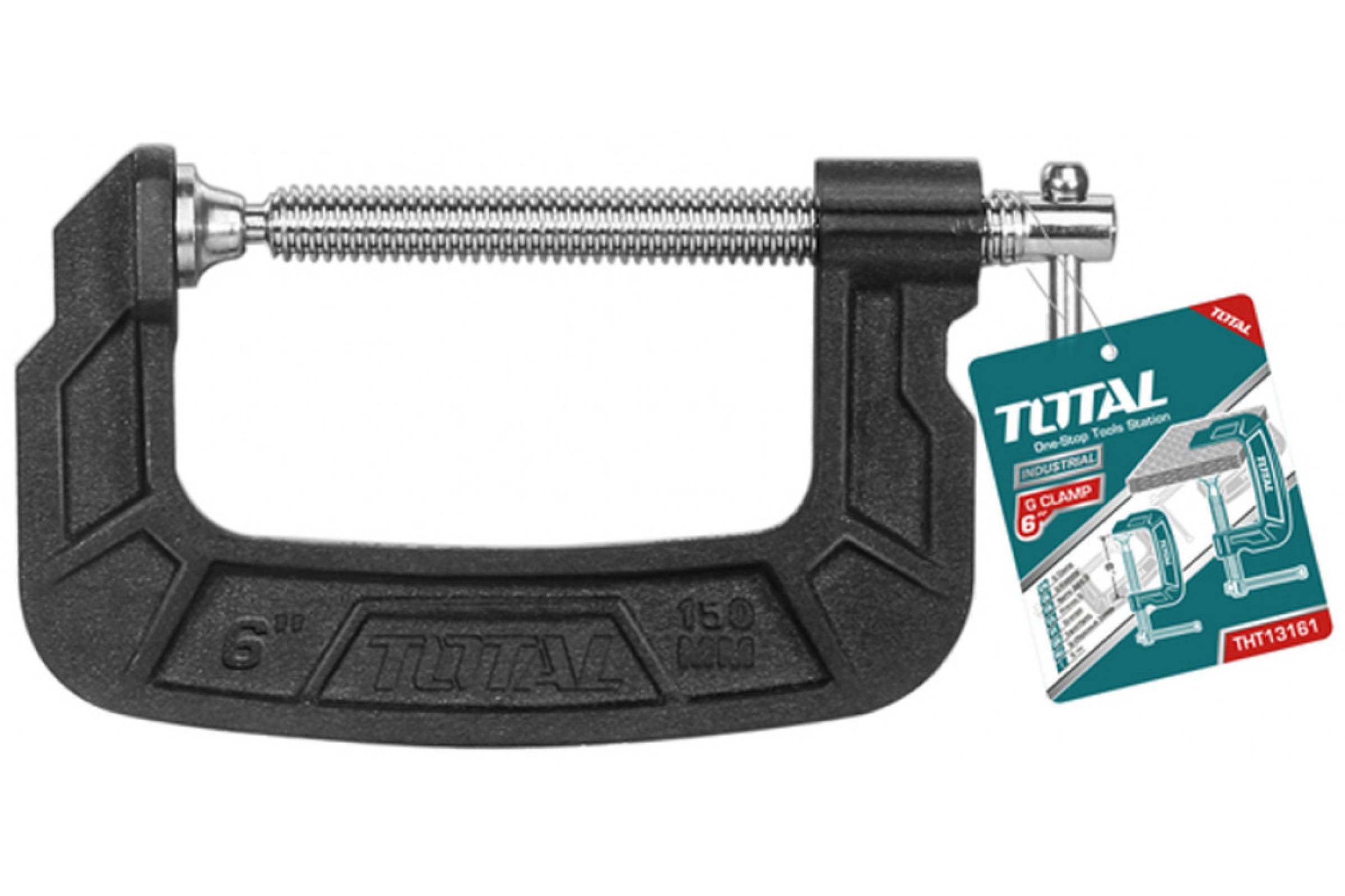 

TOTAL Струбцина G-образная 6” 150 мм THT13161
