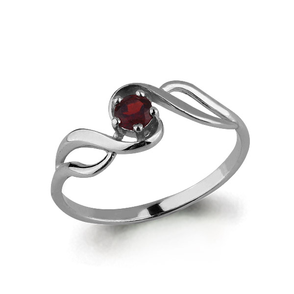 

Кольцо из серебра с гранатом р.  Aquamarine 6576303_925_р, 6576303_925_р