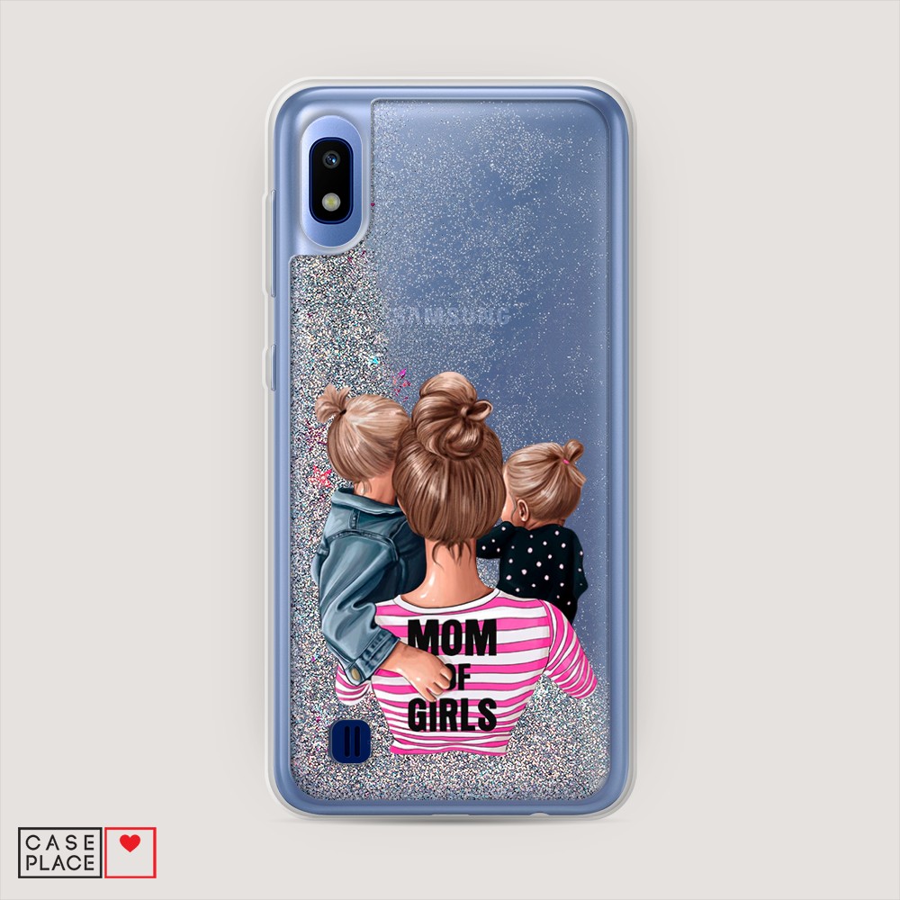 

Чехол Awog на Samsung Galaxy A10 "Mom of Girls", Разноцветный, 27991-1