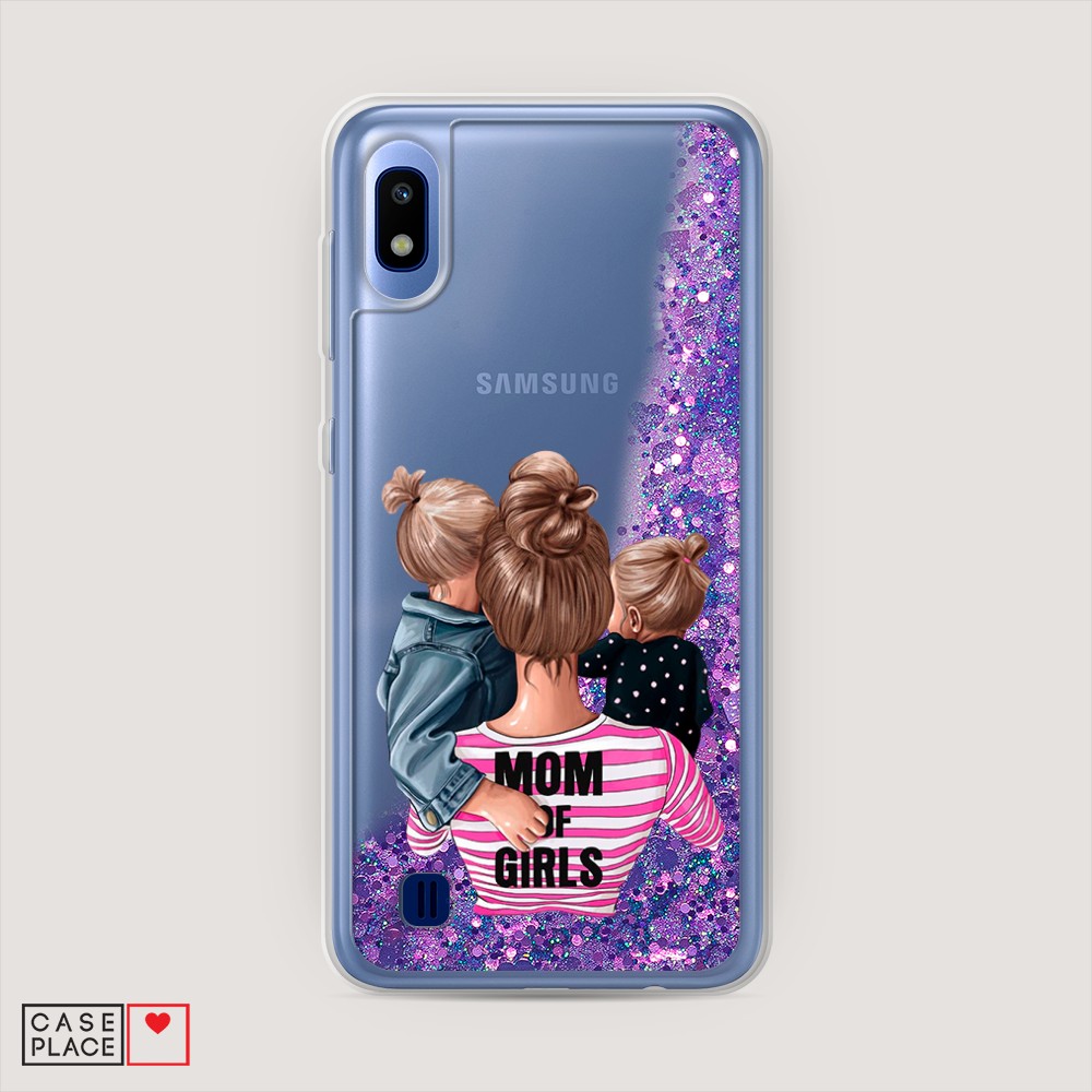 

Чехол Awog на Samsung Galaxy A10 "Mom of Girls", Разноцветный, 27992-1