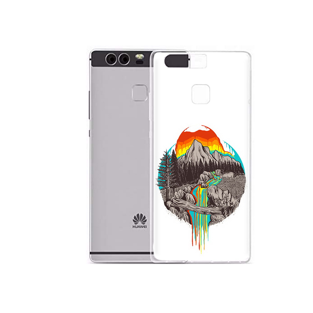 

Чехол MyPads Tocco для Huawei P9 Plus Радужный водопад (PT31455.54.144), Прозрачный, Tocco