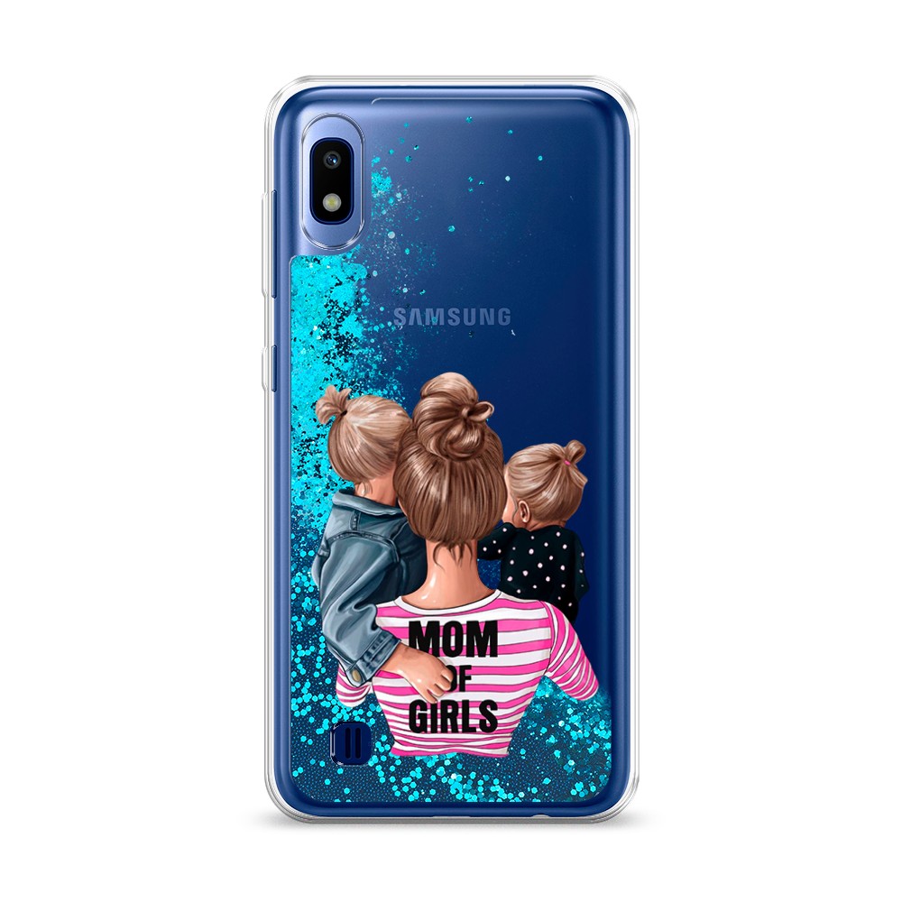 

Чехол Awog на Samsung Galaxy A10 "Mom of Girls", Разноцветный, 27993-1