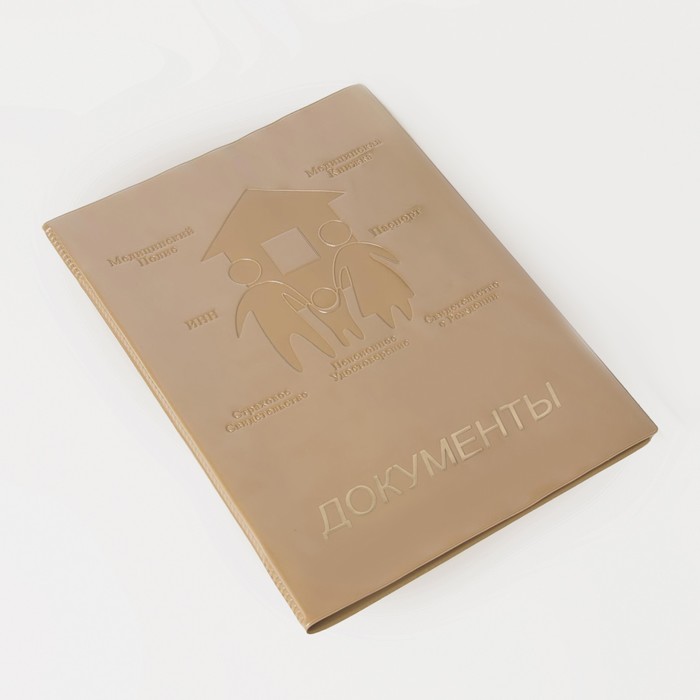 

Папка для документов унисекс NoBrand 5243254, бежевый, 5243254