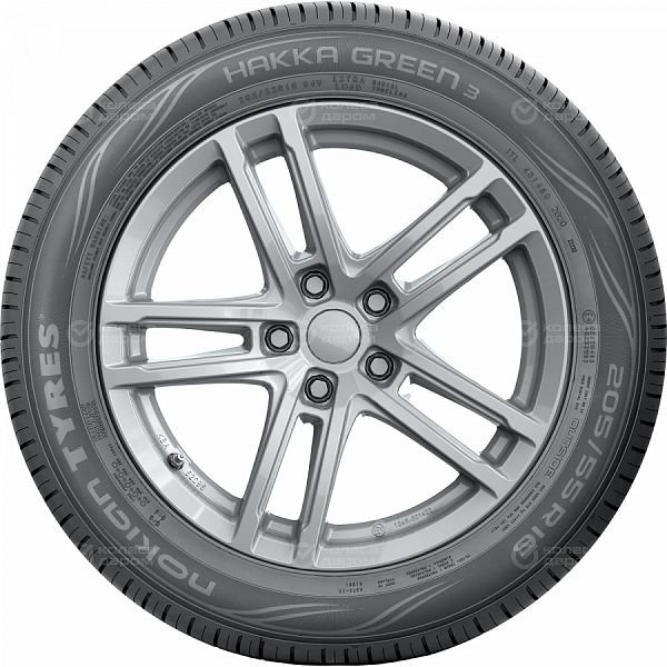 

Автошина R14 155/65 Nokian Tyres Hakka Green 3 75T лето T431444, T431444