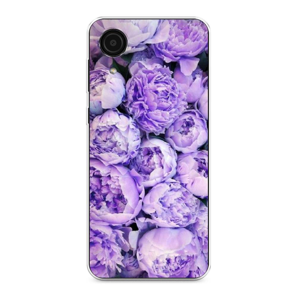 

Чехол Awog на Samsung Galaxy A03 Core / Самсунг A03 Core "Пионы сиреневые", Фиолетовый;голубой, 2104750-8