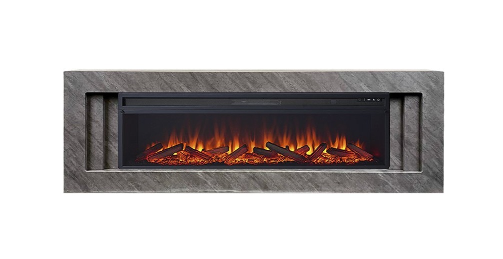 

Электрокамин Royal Flame Line 60 с очагом Vision 60 LOG LED, серый бетон, Line 60