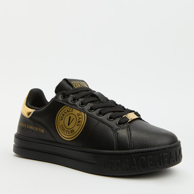 Кеды мужские VERSACE 77YA3SK1 черные 43 EU