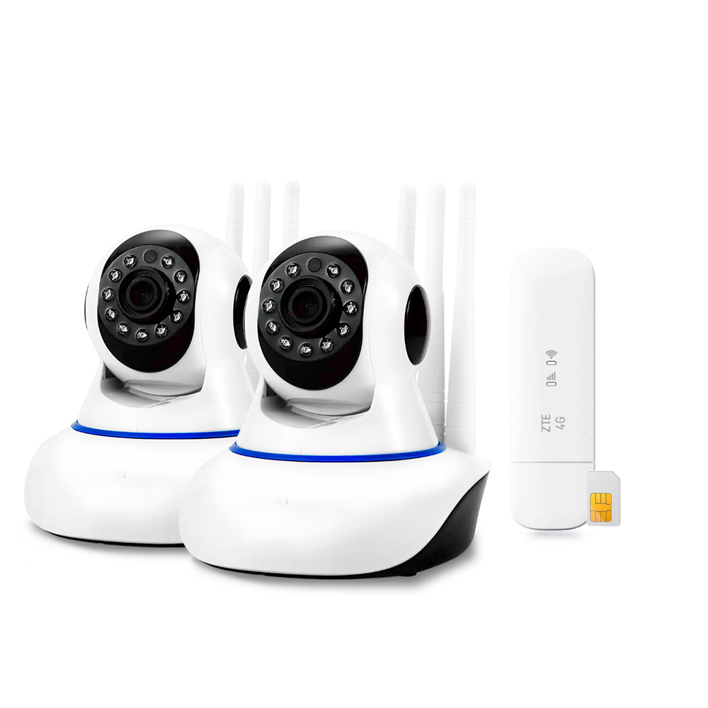 

Готовый мобильный комплект WIFI/4G видеонаблюдения с 2-мя камерами 1 Mp PST G9002AL, G9002AL