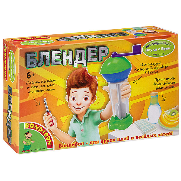

Французские опыты Науки с Буки Bondibon, Блендер, арт. EK-D047