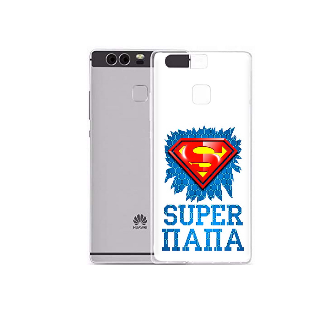 

Чехол MyPads Tocco для Huawei P9 Plus Супер Папа (PT31455.54.165), Прозрачный, Tocco