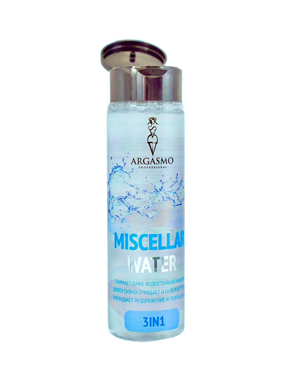 Мицеллярная вода для снятия макияжа 3 в 1 Argasmo 250 мл