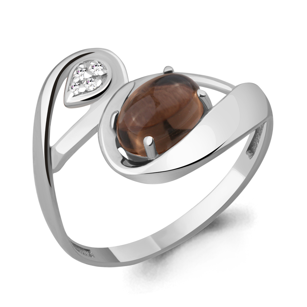 

Кольцо из серебра с кварцем р. , Aquamarine 6576901_925_р, 6576901_925_р