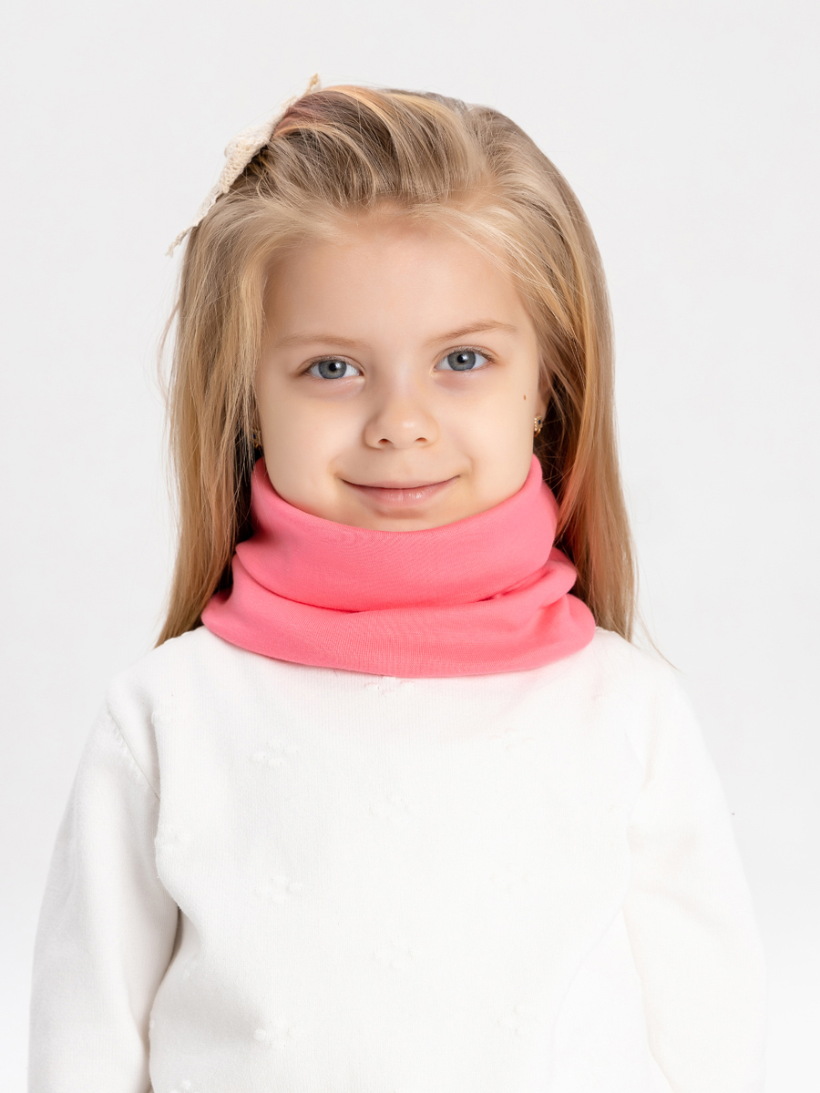 

Снуд для девочек Liza Volkova 132332233 цв. розовый р. onesize, 132332233