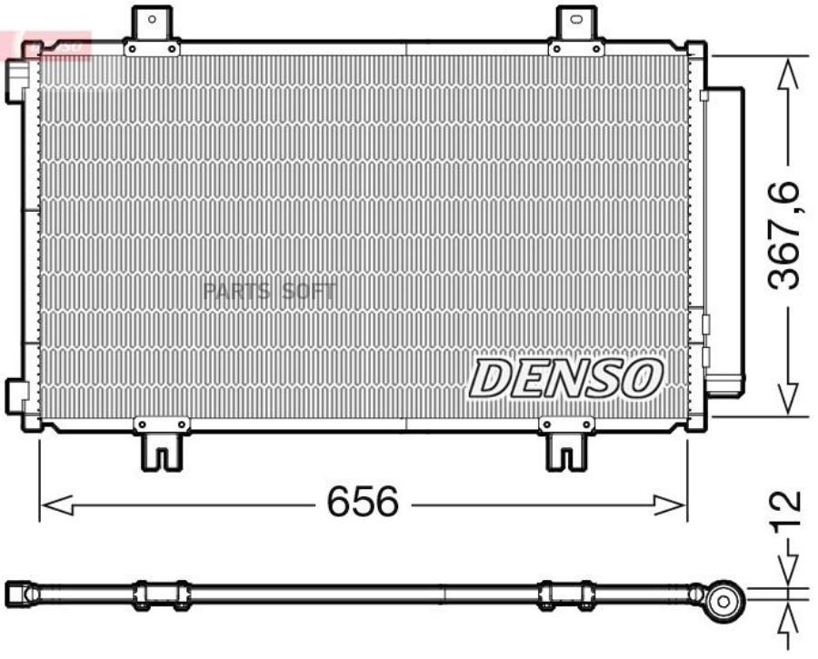 

DENSO DCN47009 Радиатор кондиционера () 1шт