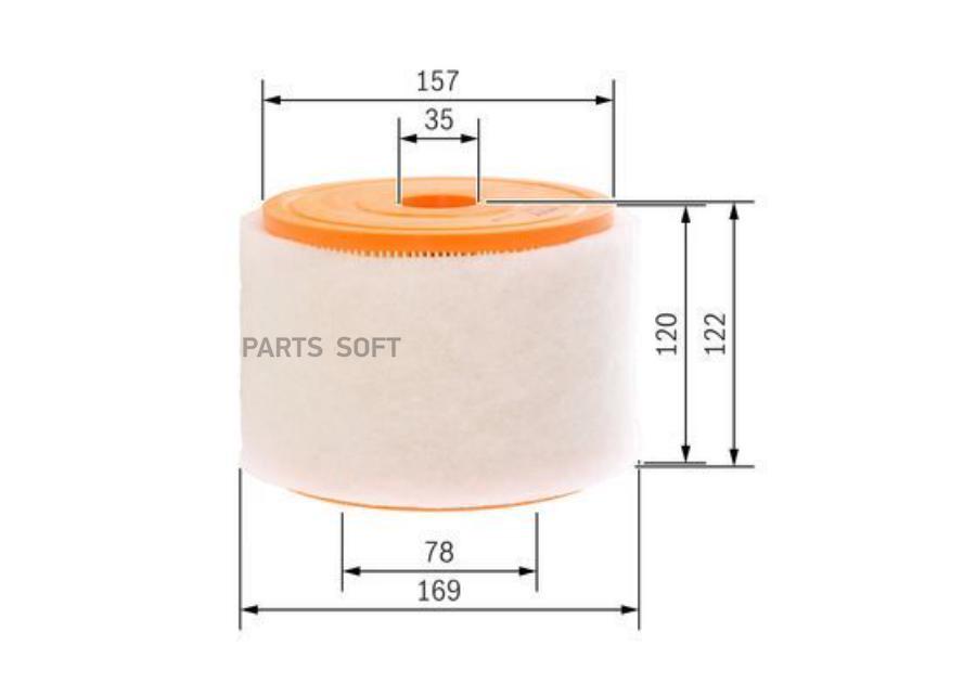 

Фильтр воздушный Bosch F026400289