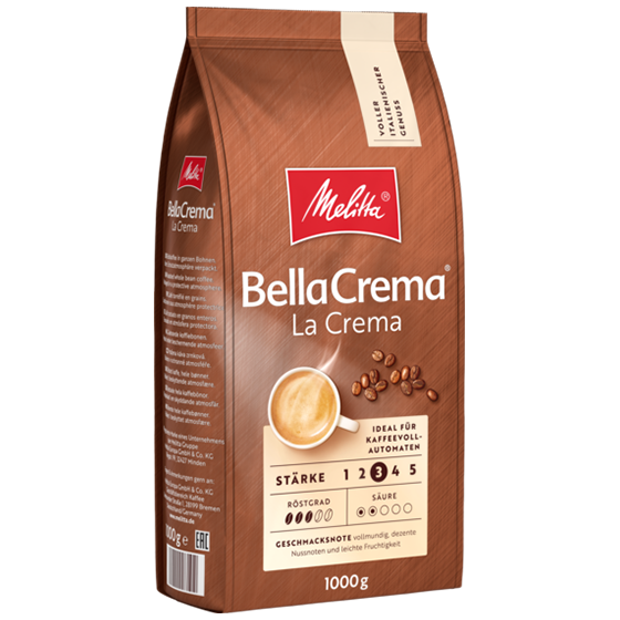 Кофе в зернах Melitta bella crema la crema 1000 г