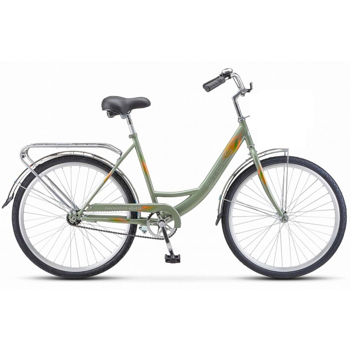Велосипед городской Stels Navigator 2024 26 245 C Z011 Оливковый 12296₽
