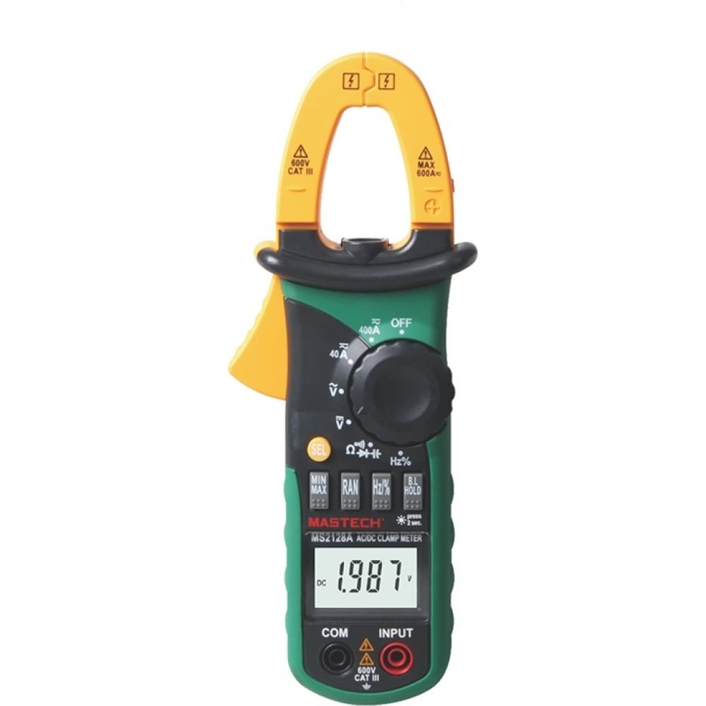 

Mastech MS2128A клещи токоизмерительные цифровые 00-00007570