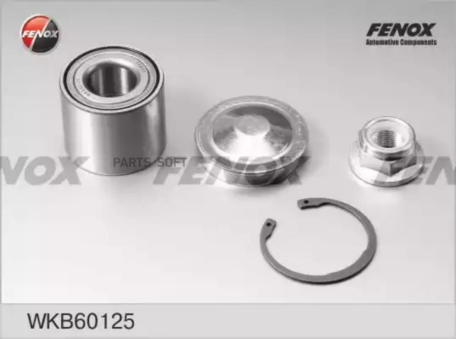 

FENOX WKB60125 Подшипник ступицы, КОМПЛЕКТ | зад прав/лев |