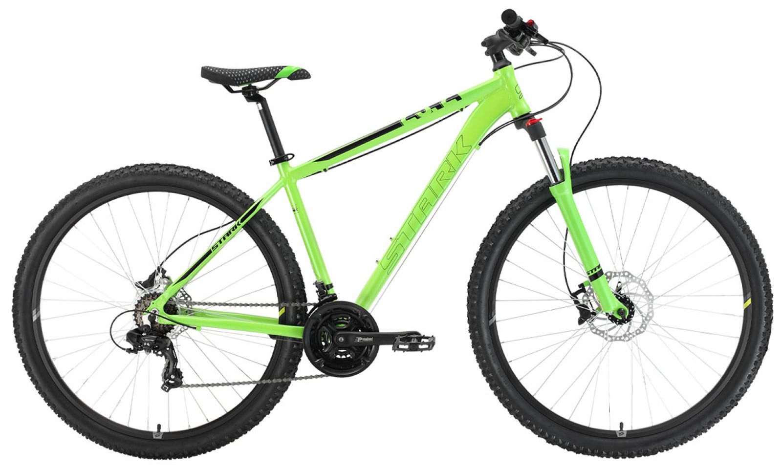 Велосипед Stark 23 Hunter 29.3 HD зелёный-чёрный-белый, 18