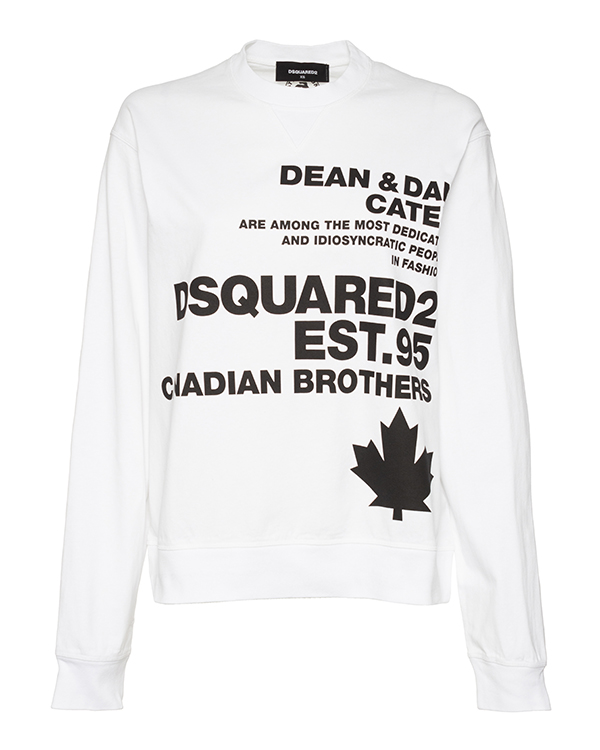 

Свитшот женский DSquared2 S75GU0339 белый S, S75GU0339
