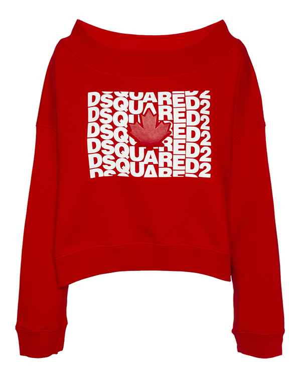 

Свитшот женский DSquared2 красный, S75GU0343