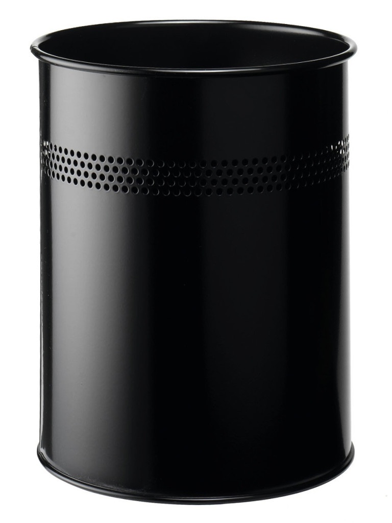 

Корзина для мусора Durable с перфорацией, 15 литров, 315 x 260 мм, сталь Черный, 330001