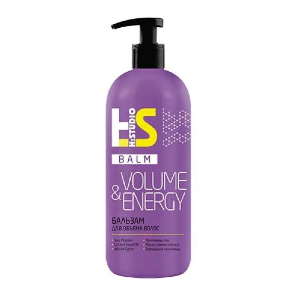 Бальзам Romax для объема волос H:Studio Volume&Energy, 380 г х 2 шт. harizma шампунь harizma prohair мужской для волос и тела cosmic energy 300 0