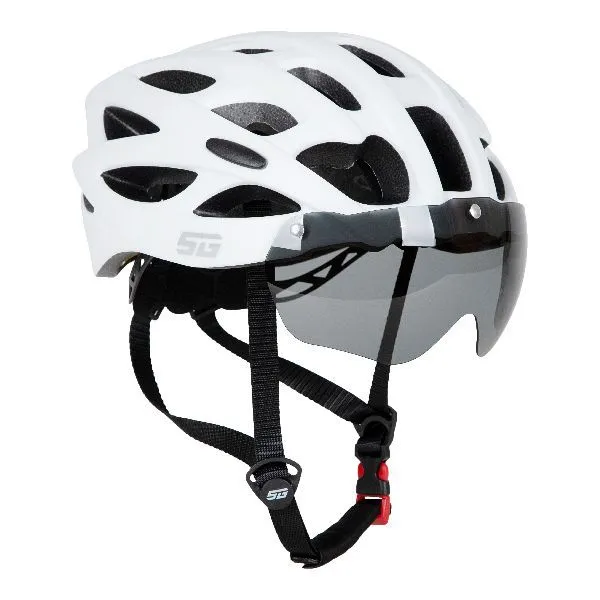 Шлем Stg WT-037 с визором, белый, L