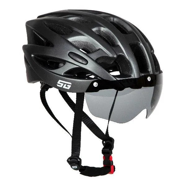 Шлем Stg WT-037 с визором, серый, M
