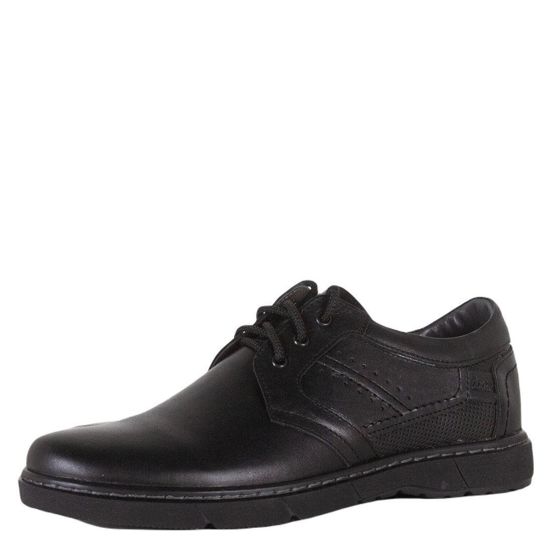 

Полуботинки мужские Meridian 7572 black черные 43 RU, Черный, 7572 black