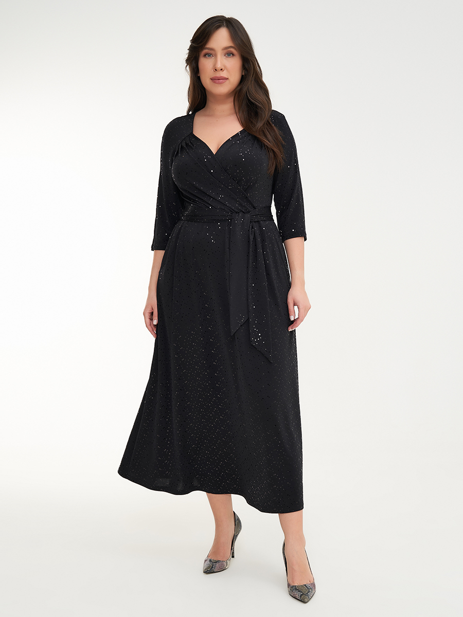 

Платье женское OLSI 2305001 черное 66 RU, Черный, 2305001