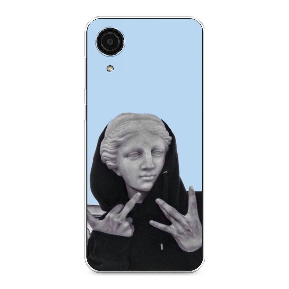 

Чехол Awog на Samsung Galaxy A03 Core / Самсунг A03 Core "SWAG статуя", Голубой, 2104750-9