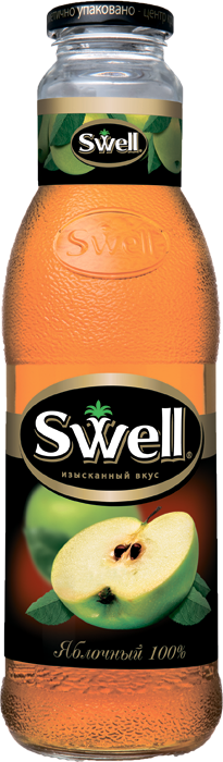 Сок Swell Яблочный осветленный для детского питания Лидер