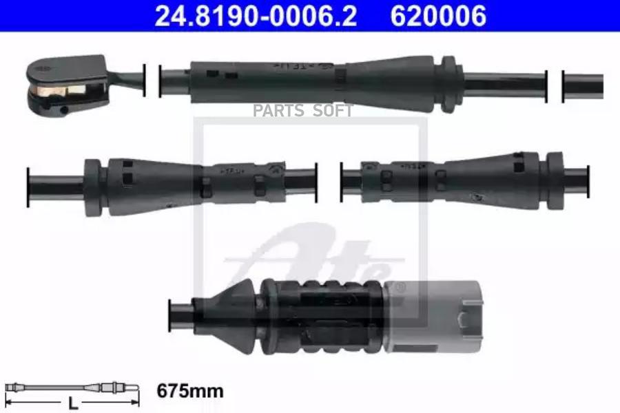 

Датчик износа тормозных колодок ATE 24819000062