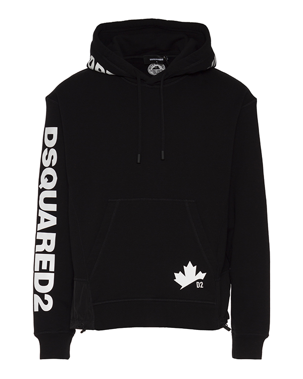 

Худи мужское DSquared2 S74GU0473 черное XL, S74GU0473