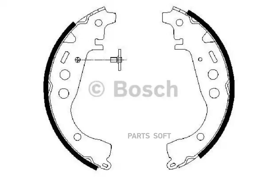 

Комплект тормозных колодок BOSCH 0986487589