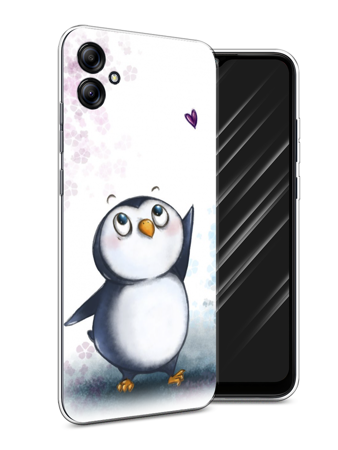 

Чехол Awog на Samsung Galaxy A04e "Пингвин и сердечко", Белый, 2107650-1