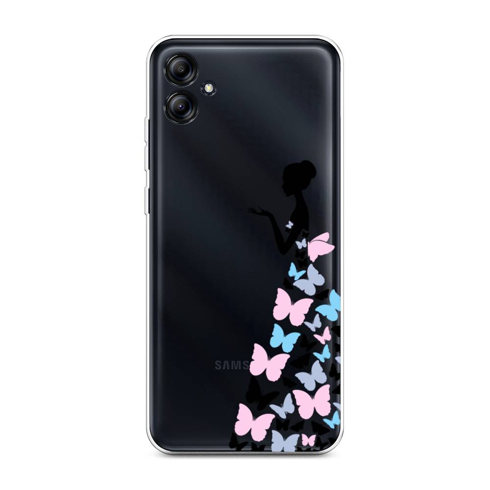 

Чехол Awog на Samsung Galaxy A04e "Платье из бабочек", Белый;розовый, 2107650-1