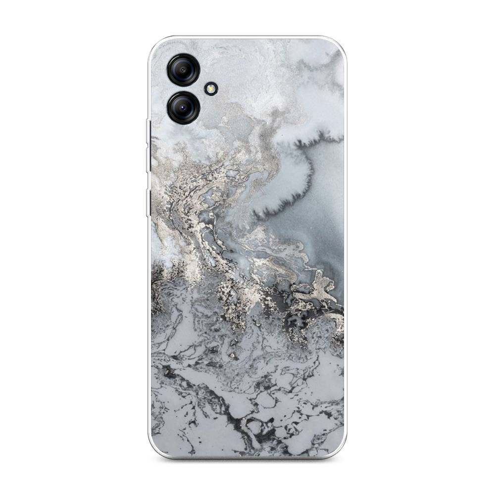 фото Чехол awog на samsung galaxy a04e "морозная лавина серая"