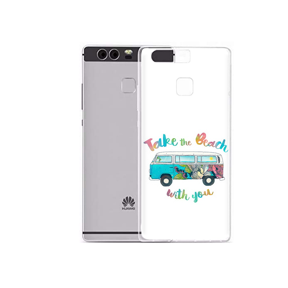

Чехол MyPads Tocco для Huawei P9 Plus Хиппи автобус (PT31455.54.190), Прозрачный, Tocco