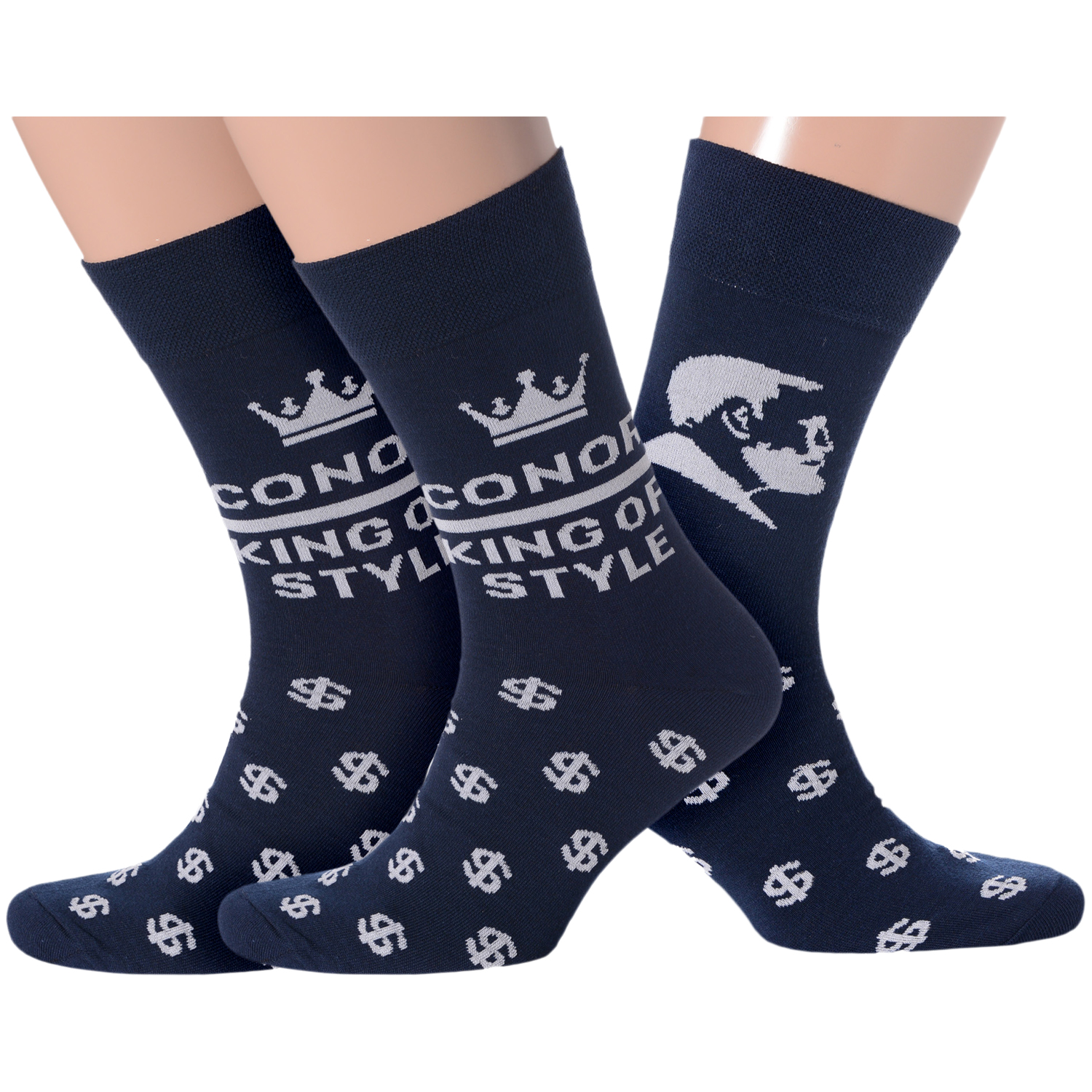 Комплект носков мужских MoscowSocksClub msk3-М19 синих 29, 3 пары