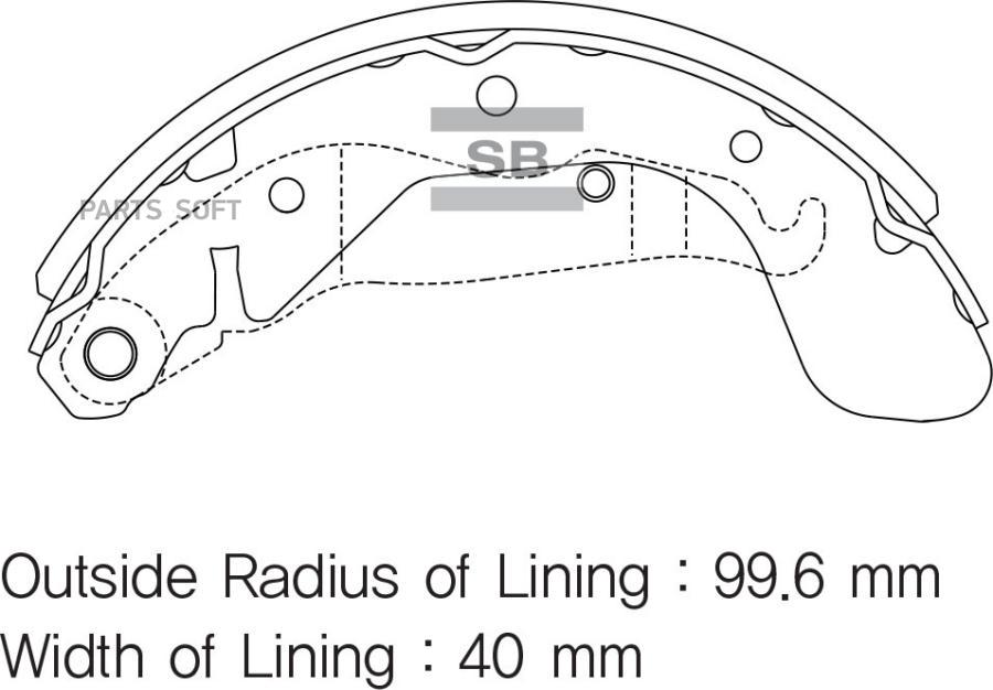 

Тормозные колодки Sangsin brake SA152