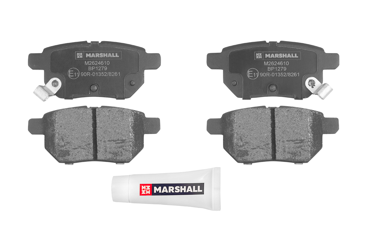 

Тормозные колодки MARSHALL Autoparts задние дисковые M2624610