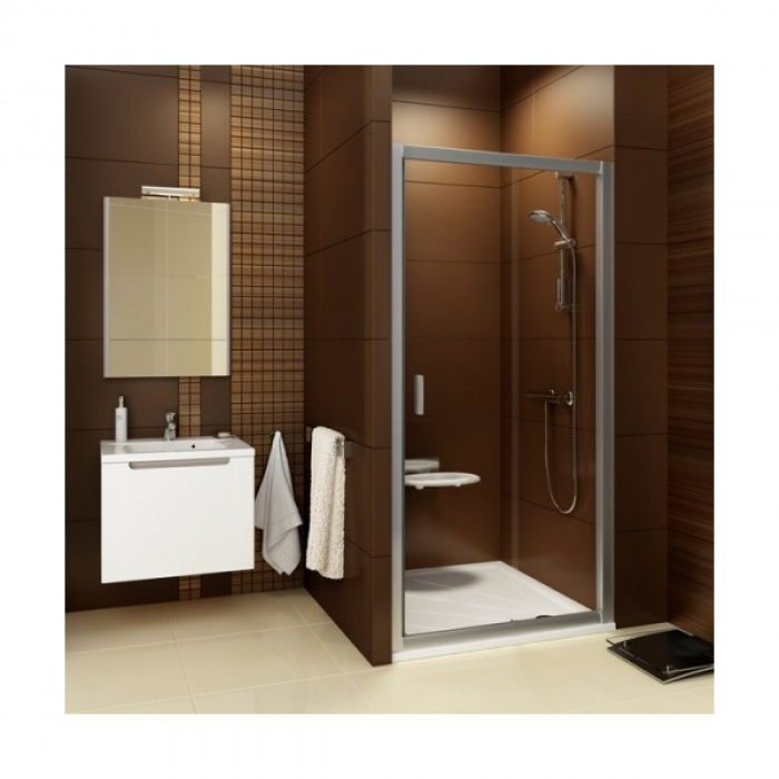 

Дверь душевая Ravak Blix 100 блестящийстекло Графит 0PVA0C00ZH