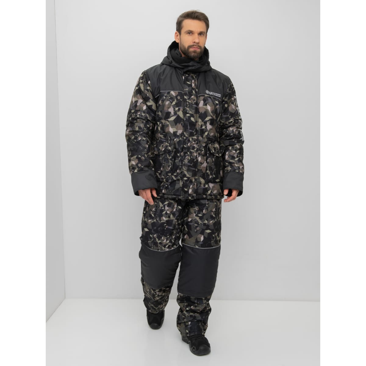 

Костюм зимний Huntsman Альтаир ткань Alova цвет КМФ 004 кубики 48-50, 170-176, Хаки;серый, Альтаир