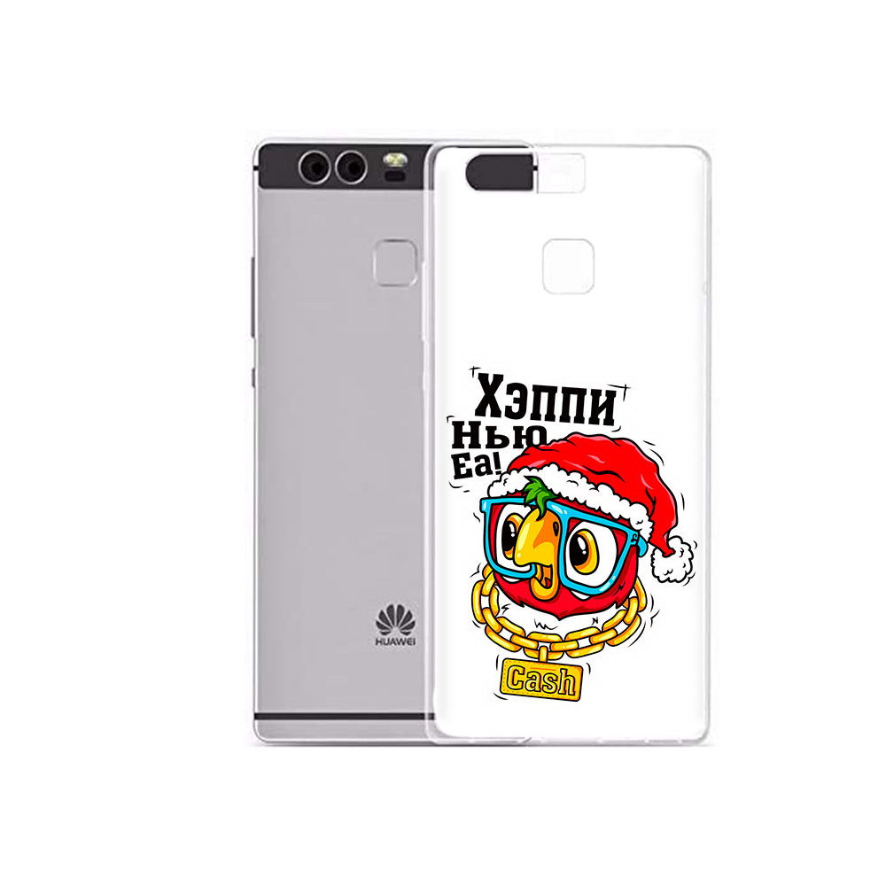 

Чехол MyPads Tocco для Huawei P9 Plus Хэппи нью еа (PT31455.54.196), Прозрачный, Tocco