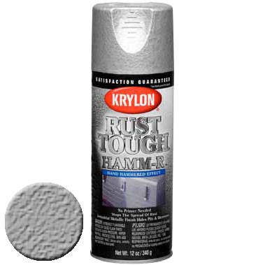 фото Rust tough hamm-r™ аэрозоль - 340гр.- серебряный krylon 9233