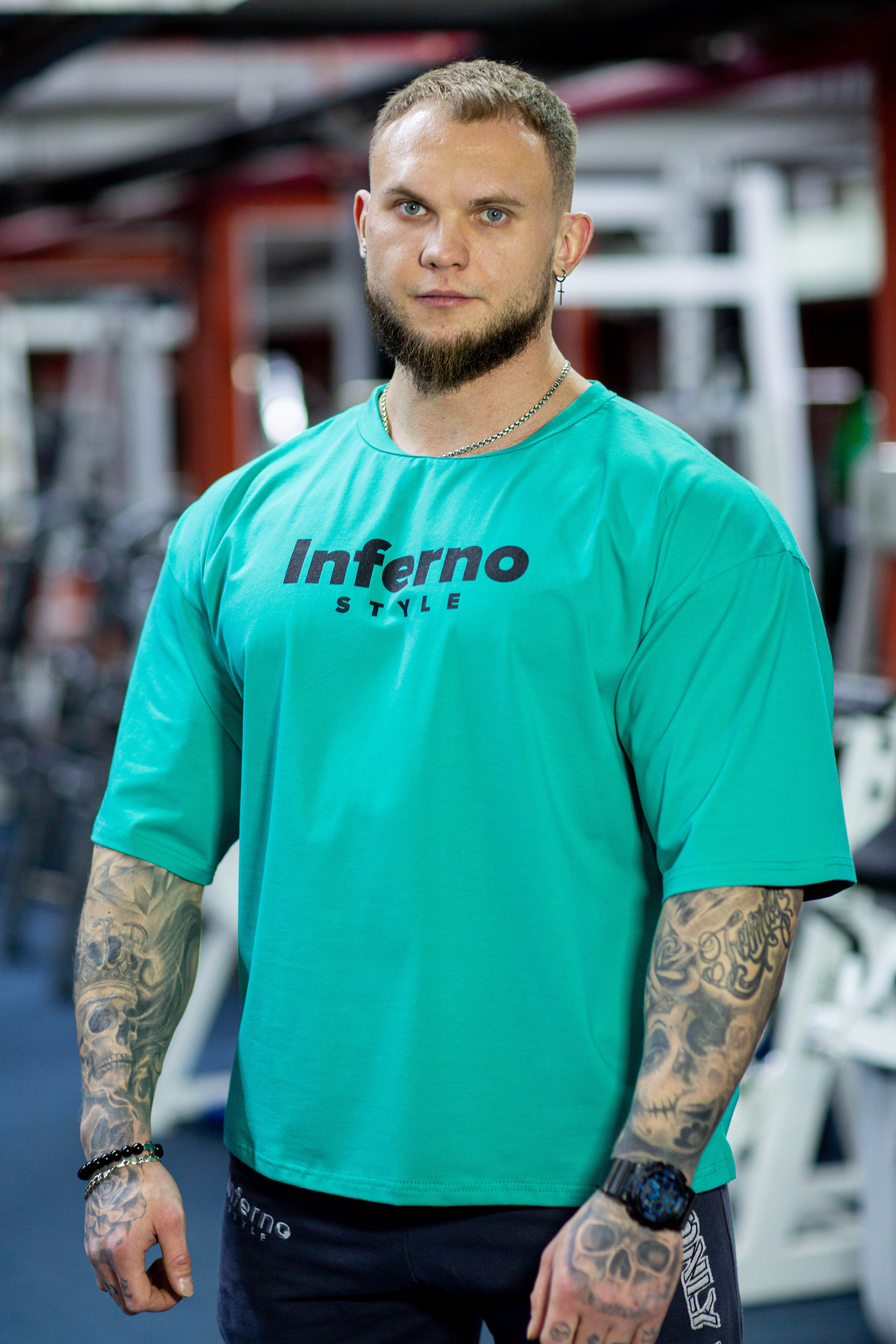 

Футболка мужская INFERNO style Ф-008-002 бирюзовая 4XL, Бирюзовый, Ф-008-002